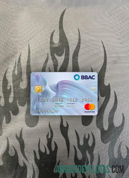 Líbano BBAC Bank Mastercard Photolook Frente baixar para verificação
